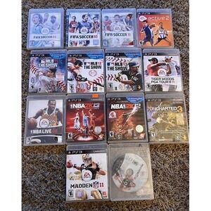 Playstation Assorted PS3 Sports Game‎ Lot 14 Games Total